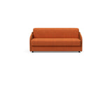 Eivor 140 sovesofa med Spring madras i 412 Esina Rust Orange, set forfra