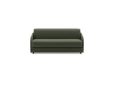Eivor 140 sovesofa med Spring madras i 413 Esina Olive Green, set forfra