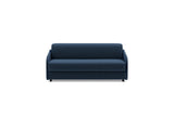 Eivor 140 sovesofa med Spring madras i 414 Esina Indigo Blue, set forfra