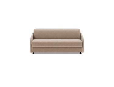 Eivor 140 sovesofa med Spring madras i 417 Esina Mocha, set forfra