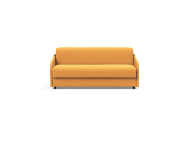 Eivor 140 sovesofa med Spring madras i 536 Bouclé Ochre, set forfra