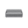 Eivor 140 sovesofa med Spring madras i 565 Twist Granite, set forfra