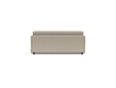 Eivor 140 sovesofa med Spring madras i 539 Bouclé Beige, set bagfra