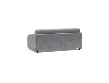 Eivor 140 sovesofa med Spring madras i 565 Twist Granite, set skråt bagfra