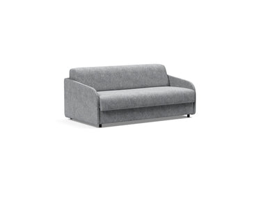 Eivor 140 sovesofa med Spring madras i 565 Twist Granite, set skråt forfra
