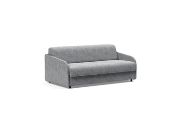 Eivor 140 sovesofa med Dual madras i 565 Twist Granite, set skråt forfra