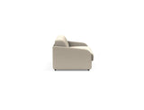 Eivor 140 sovesofa med Spring madras i 539 Bouclé Beige, set fra siden