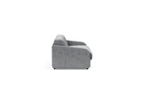 Eivor 140 sovesofa med Spring madras i 565 Twist Granite, set fra siden