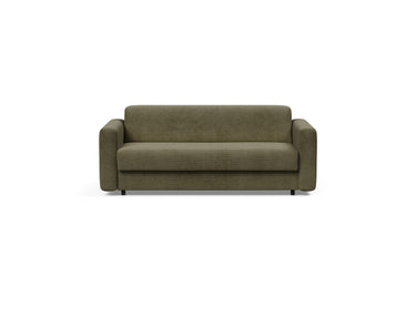 Killian 140 sovesofa (Dual Madras) i 316 Cordufine Pine Green, set forfra