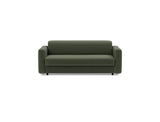 Killian 140 sovesofa (Dual Madras) i 413 Esina Olive Green, set forfra