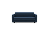 Killian 140 sovesofa (Dual Madras) i 414 Esina Indigo Blue, set forfra