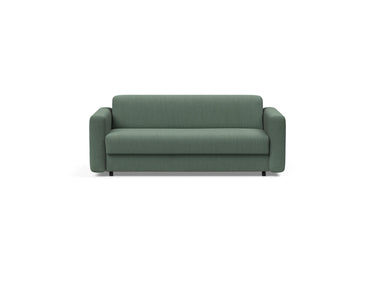 Killian 140 sovesofa (Dual Madras) i 518 Elegance Green, set forfra