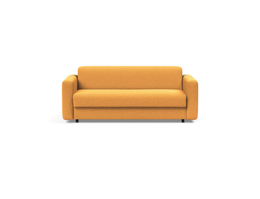 Killian 140 sovesofa (Dual Madras) i 536 Bouclé Ochre, set forfra