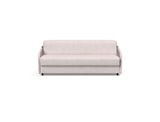 Eivor 160 sovesofa med Dual madras i 300 Weda Sand, set forfra