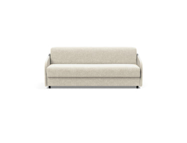 Eivor 160 sovesofa med Dual madras i 357 Taura Off White, set forfra