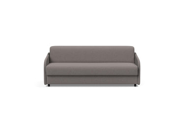 Eivor 160 sovesofa med Dual madras i 521 Mixed Dance Grey, set forfra