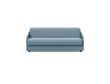 Eivor 160 sovesofa med Dual madras i 525 Mixed Dance Light Blue, set forfra