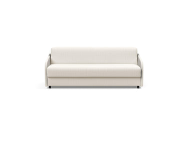 Eivor 160 sovesofa med Dual madras i 531 Bouclé Off White, set forfra