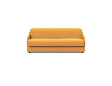 Eivor 160 sovesofa med Dual madras i 536 Bouclé Ochre, set forfra
