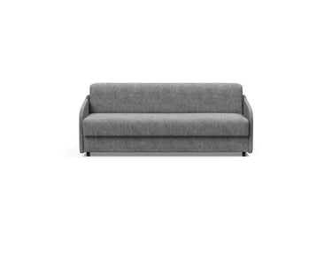 Eivor 160 sovesofa med Dual madras i 563 Twist Charcoal, set forfra