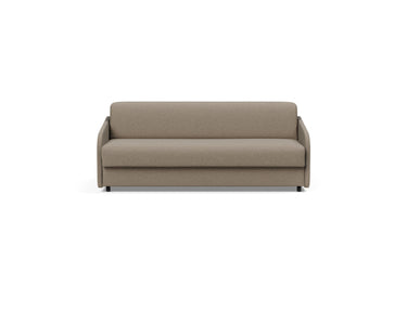 Eivor 160 sovesofa med Dual madras i 850 Mahoga Caramel, set forfra