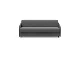 Eivor 160 sovesofa med Dual madras i 852 Mahoga Seal Grey, set forfra