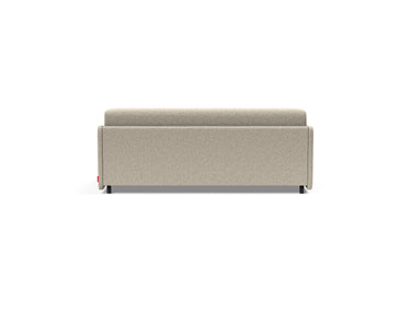Eivor 160 sovesofa med Dual madras i 539 Bouclé Beige, set bagfra