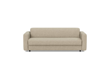 Killian 160 sovesofa med Spring madras i 356 Taura Sand, set forfra