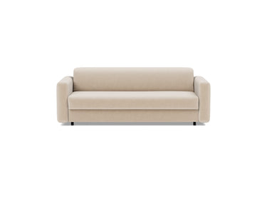 Killian 160 sovesofa med Dual madras i 410 Esina Almond, set forfra