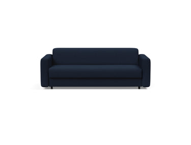 Killian 160 sovesofa med Spring madras i 528 Mixed Dance Blue, set forfra
