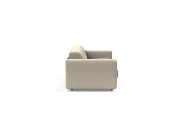 Killian 160 sovesofa med Spring madras i 539 Bouclé Beige, set fra siden