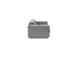 Killian 160 sovesofa med Spring madras i 565 Twist Granite, set fra siden
