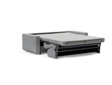 Killian 160 sovesofa med Spring madras i 565 Twist Granite, slået ud til seng