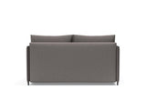 Luoma sovesofa i 521 Mixed Dance Grey, set bagfra