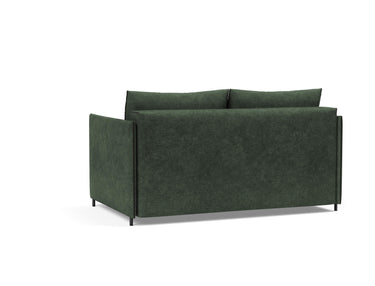 Luoma sovesofa i 281 Avella Pine Green, set skråt bagfra