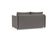 Luoma sovesofa i 521 Mixed Dance Grey, set skråt bagfra