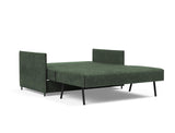 Luoma sovesofa i 281 Avella Pine Green, slået ud til seng