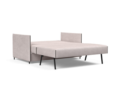 Luoma sovesofa i 300 Weda Sand, slået ud til seng