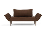 Zeal Styletto daybed i 359 Taura Cappuccino, set forfra