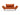 Zeal Styletto daybed i 412 Esina Rust Orange, set forfra
