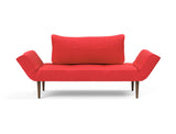Zeal Styletto daybed i 511 Elegance Red, set forfra