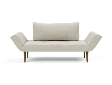 Zeal Styletto daybed i 527 Mixed Dance Natural, set forfra