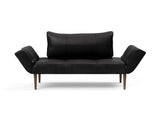 Zeal Styletto daybed i 550 Faunal Black, set forfra