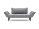 Zeal Styletto daybed i 565 Twist Granite, set forfra