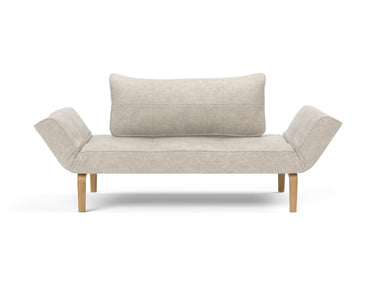 Zeal Bow daybed i 280 Avella Sand, set forfra