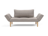 Zeal Bow daybed i 321 Corocco Warm Grey, set forfra
