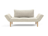 Zeal Bow daybed i 357 Taura Off White, set forfra