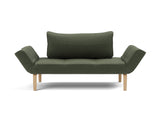 Zeal Bow daybed i 413 Esina Olive Green, set forfra