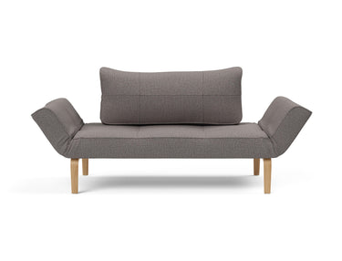 Zeal Bow daybed i 521 Mixed Dance Grey, set forfra