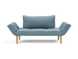 Zeal Bow daybed i 525 Mixed Dance Light Blue, set forfra